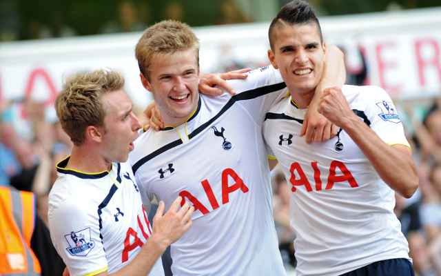 Christian Eriksen, Eric Dier, Erik Lamela, Tottenham