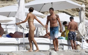 (Images) F1 Star Jenson Button In Topless Holiday Snaps With Stunning  Bikini-Clad Fiancee