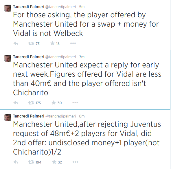 Palmeri Vidal tweets
