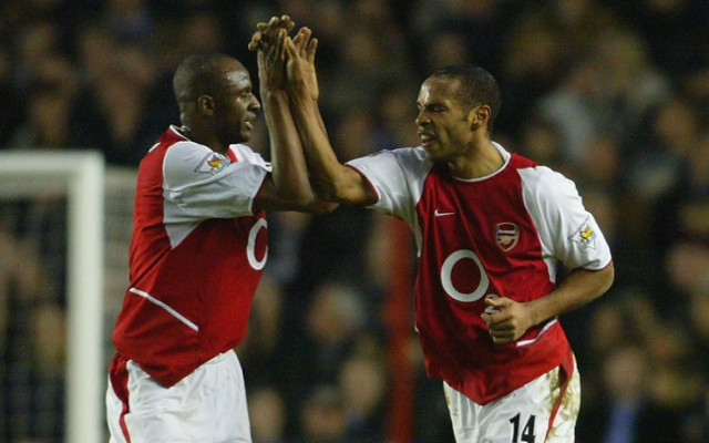 Patrick Vieira Thierry Henry Arsenal