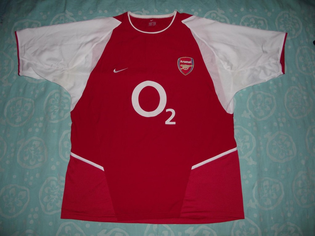 Arsenal Home Shirt 2002-2004