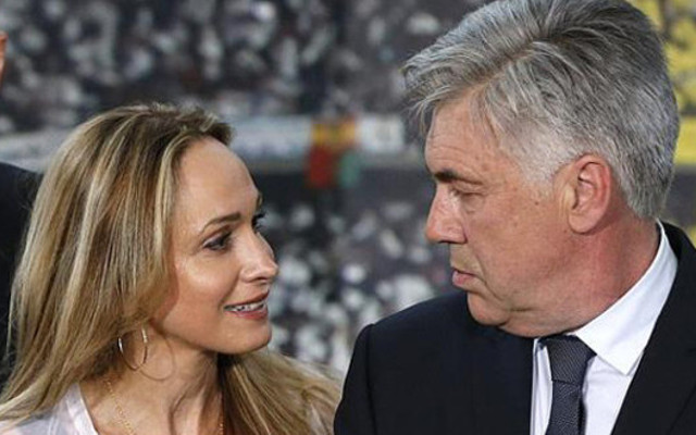 Carlo Ancelotti and wife Mariann Auger
