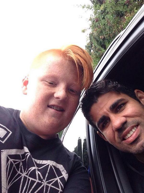 Diego Costa Selfie