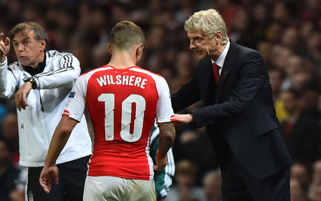 Jack Wilshere Arsene Wenger Arsenal