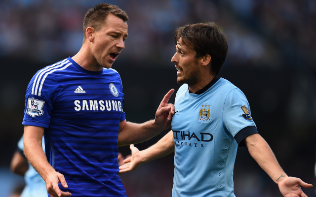 John Terry Chelsea David Silva Manchester City