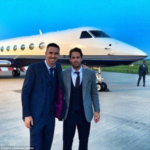 Kevin Pietersen Jamie Redknapp Plane 1