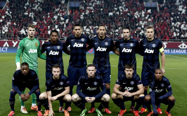 Manchester united Group shot