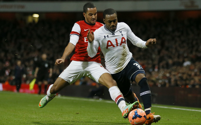 Theo Walcott, Arsenal, and Danny Rose, Tottenham