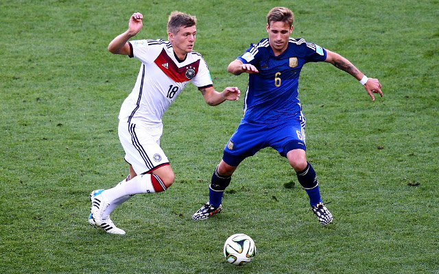 Toni Kroos Germany Lucas Biglia Argentina