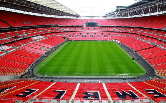 The Champions League final is at Wembley