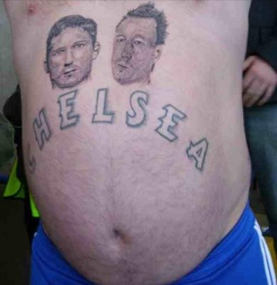 Eight Horrific Football Fan Tattoos Including Arsenal Liverpool