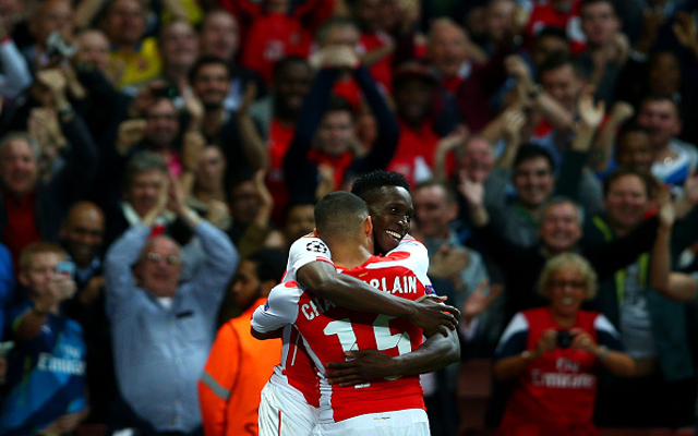 Danny Welbeck Alex Oxlade-Chamberlain Arsenal