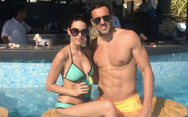 Hot WAG Amy Jaine and Liverpool's Jose Enrique