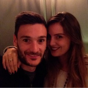 Hugo Lloris WAG Tottenham Marine Lloris