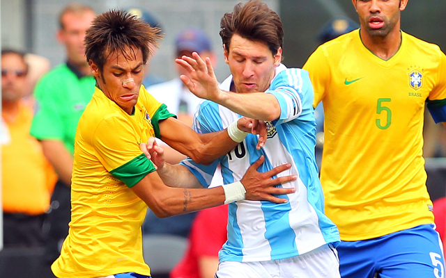 Neymar Brazil Lionel Messi Argentina