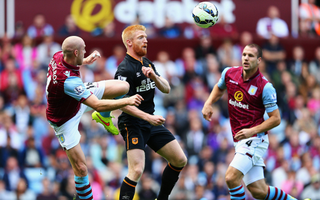 Philippe Senderos Ron Vlaar Aston Villa Paul McShane Hull