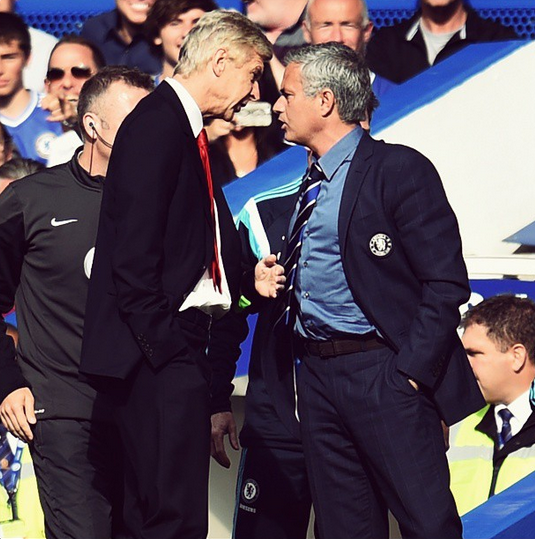 Wenger Mourinho fight