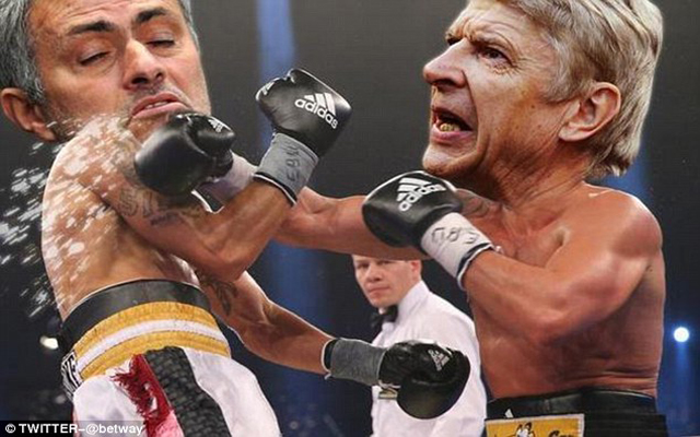 Wenger v Mourinho Fight Meme 10
