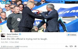 Wenger v Mourinho Fight Meme 11