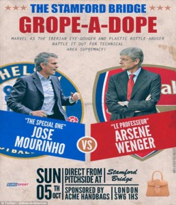 Wenger v Mourinho Fight Meme 2