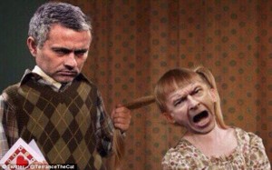 Wenger v Mourinho Fight Meme 3