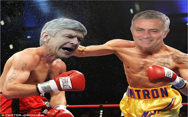 Wenger v Mourinho Fight Meme