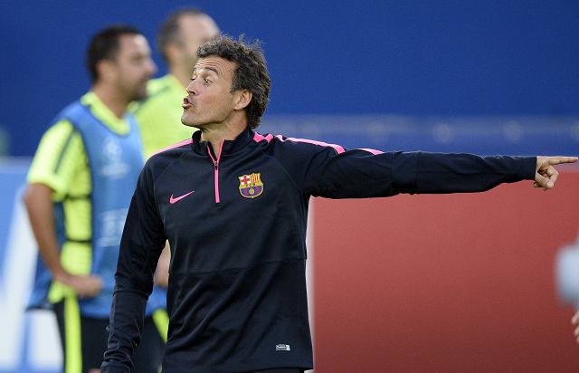 Luis Enrique Barcelona Training