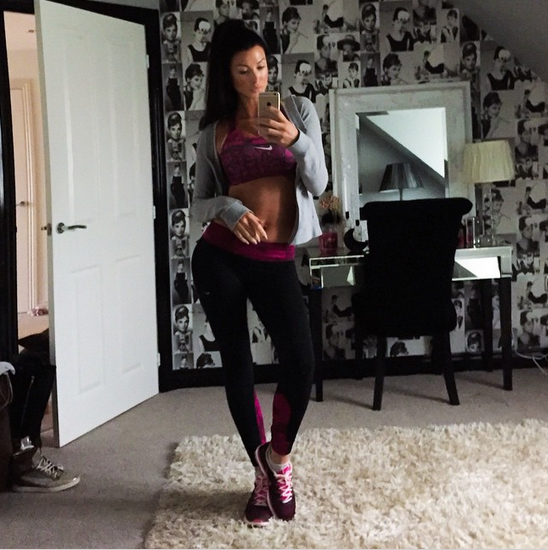 Alice Goodwin in gym clothes