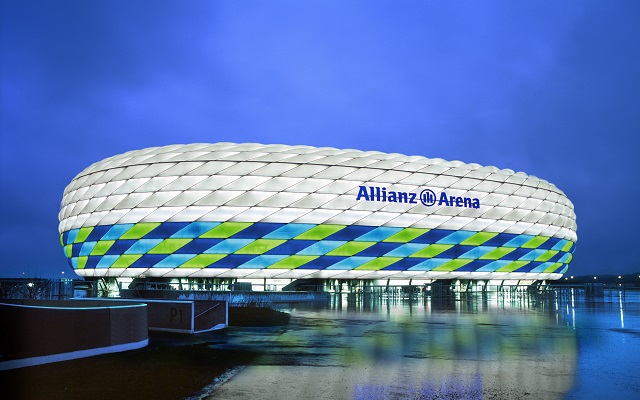 Allianz Arena Illuminated for UEFA Champions League Final