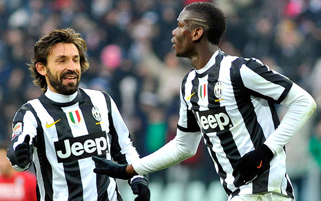 Andrea Pirlo Paul Pogba juventus