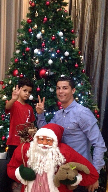 Cristiano at Christmas