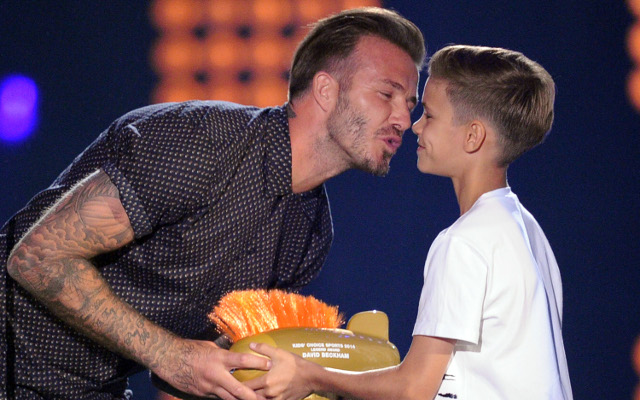 David Beckham Romeo Beckham
