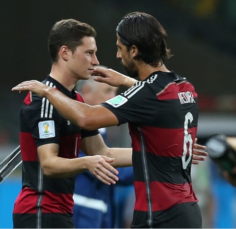 Julian Draxler Sami Khedira Germany Arsenal