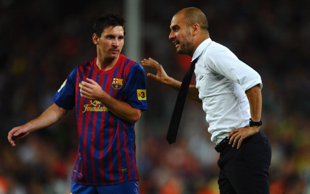 Lionel Messi Pep Guardiola