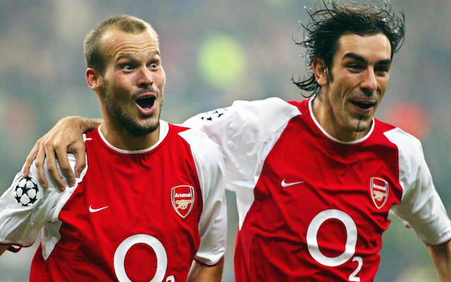 Fredrik Ljundberg (left) and Robert Pires