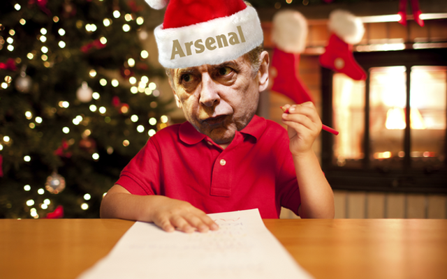 Arsene Wenger Arsenal Christmas