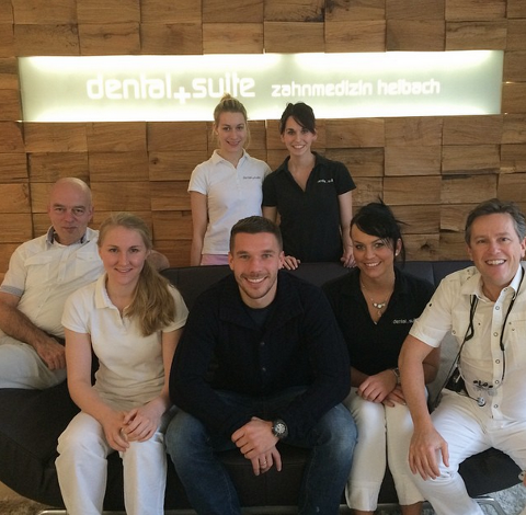 Lukas Podolski Arsenal Dentist