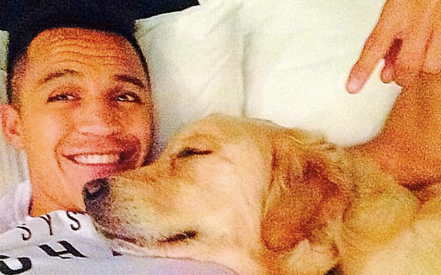 Alexis and dog