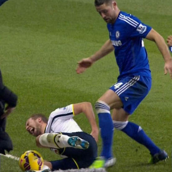 Cahill kick on Kane