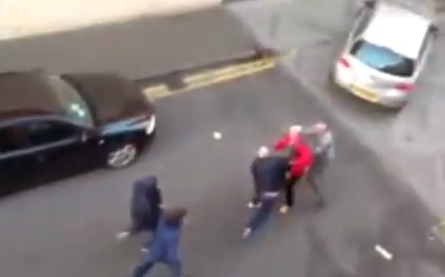 Fight in Leicester City Centre
