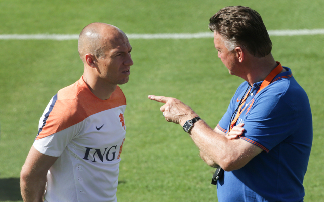 Louis van Gaal Arjen Robben