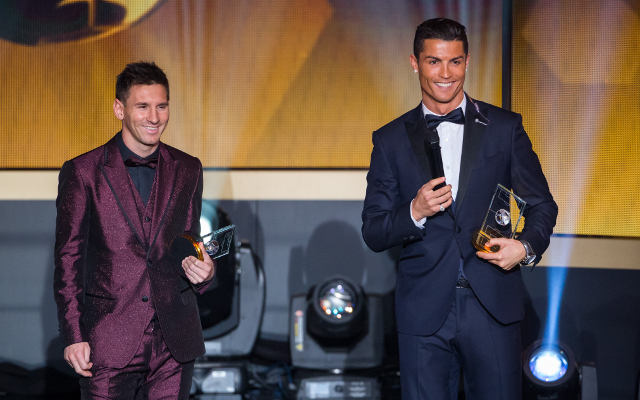 Messi and Ronaldo Ballon d'Or