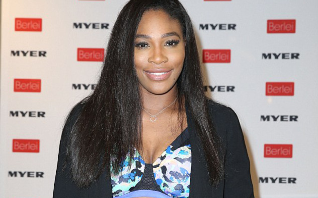 Images) Serena Williams Shows Off New Bra At Lingerie Event Down