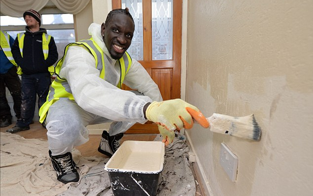 Mamadou Sakho painting