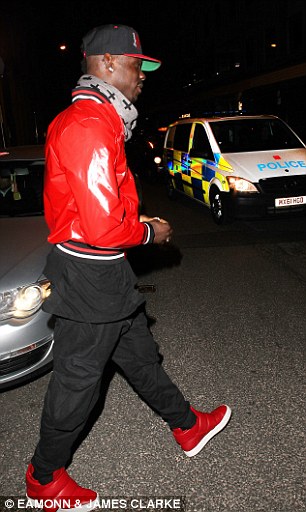 Mario Balotelli and Raffaella Fico leaving San Carlo - Manchester