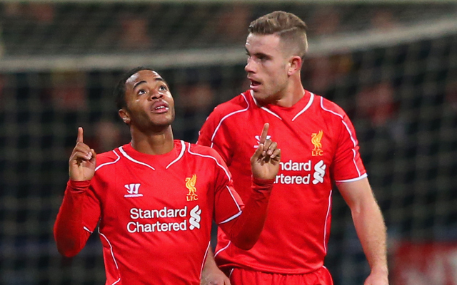 Raheem Sterling Jordan Henderson Liverpool