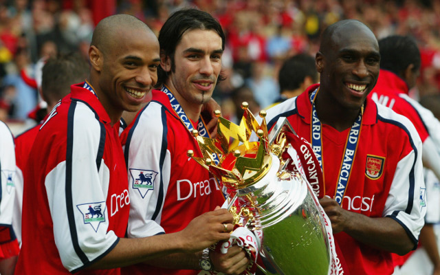 Thierry Henry Robert Pires Sol Campbell Arsenal