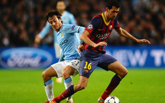 david silva sergio busquets