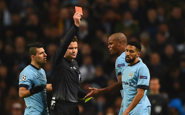 gael clichy red card