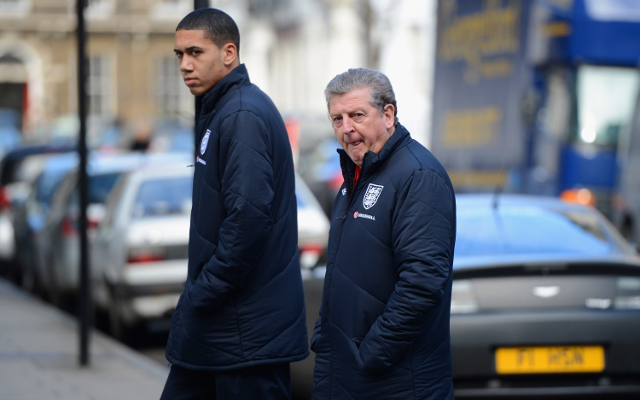 Chris Smalling & Roy Hodgson - England